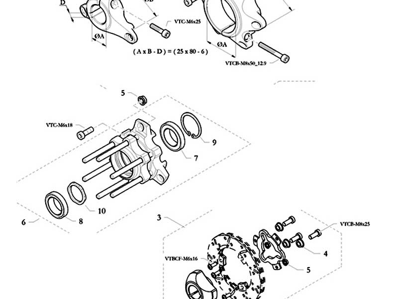 Bremsscheibenaufnahme