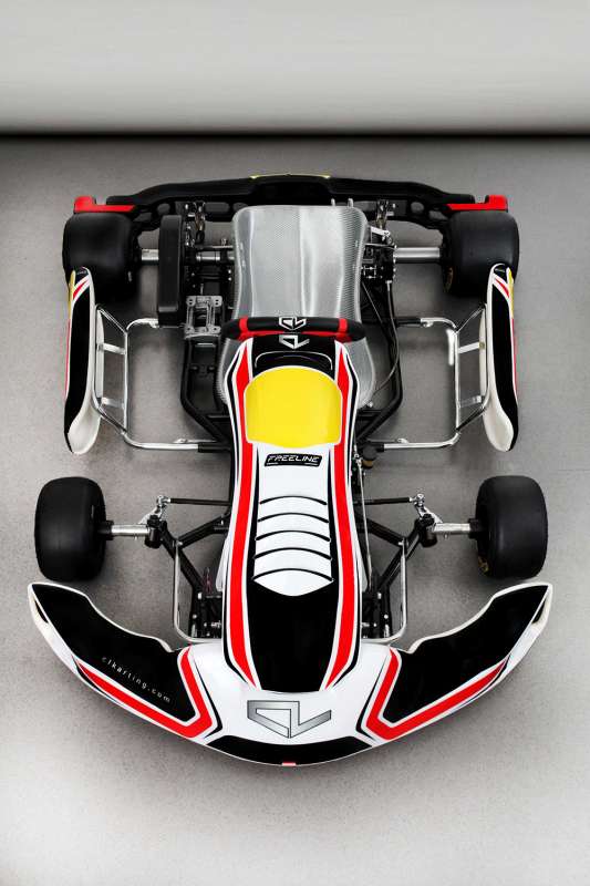 Charles Leclerc CL30-S18SH Schaltkart mit Verkleidung  KG509+FL AERO+KG C3 50X2X1040--F MAG. DF+DF 007/CH/10